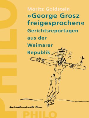 cover image of »George Grosz freigesprochen«